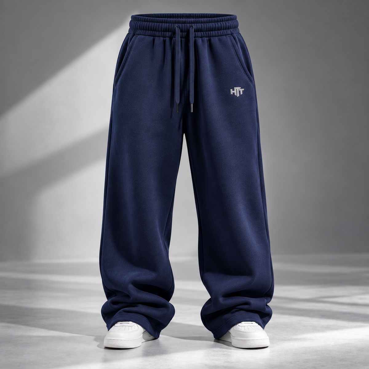 HTT 420GSM relaxed fit sweatpants in Patriot Blue