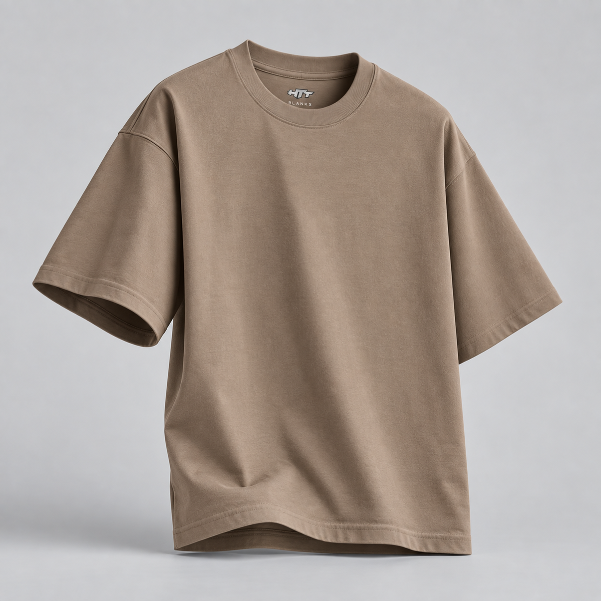 HTT BLANKS Boxy T-Shirt Americano – oversized voorzijde