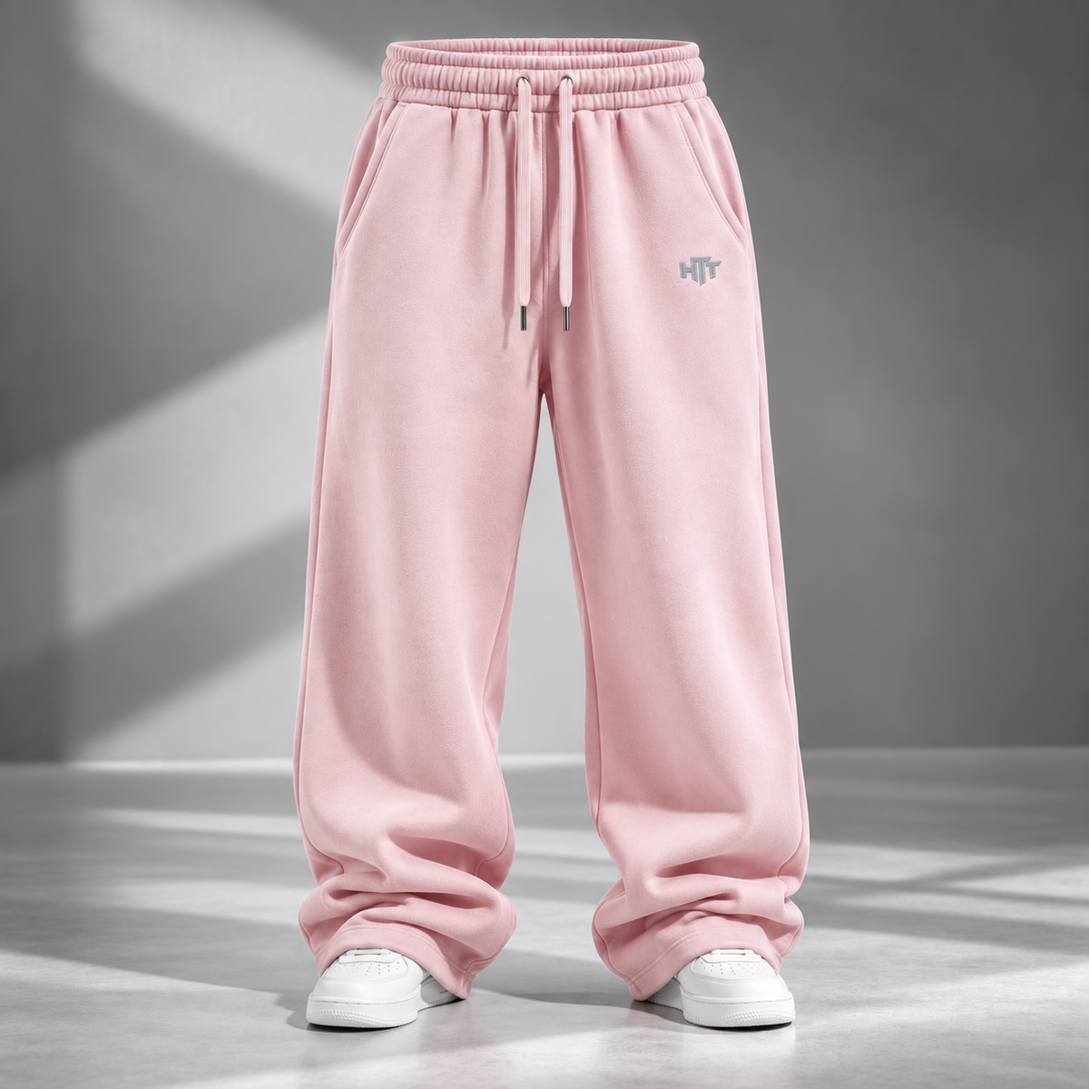 HTT 420GSM relaxed fit sweatpants in Primrose Pink